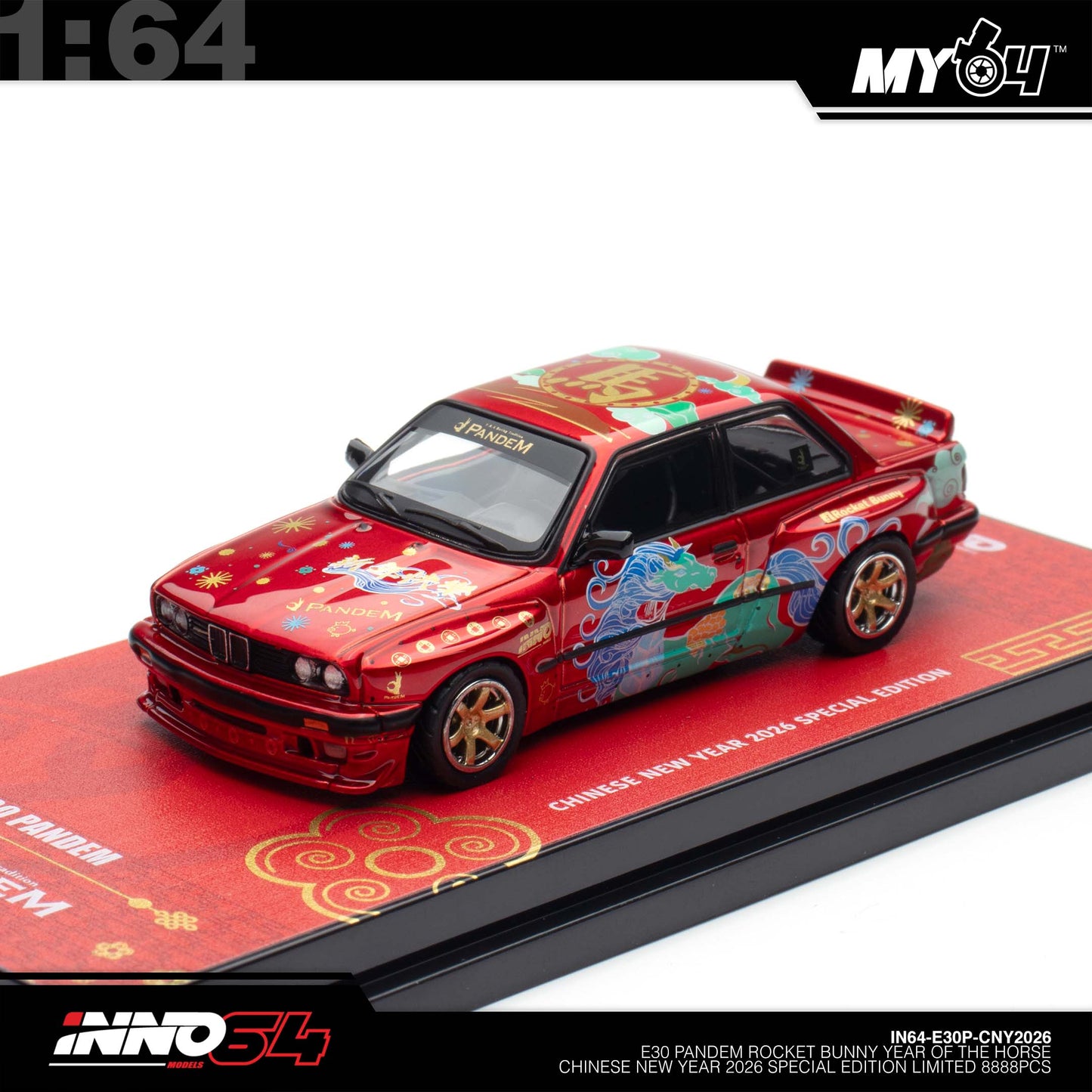 [INNO64] 1:64 Pandem Rocket Bunny E30 The Year Of The Horse 2026 Limited Edition