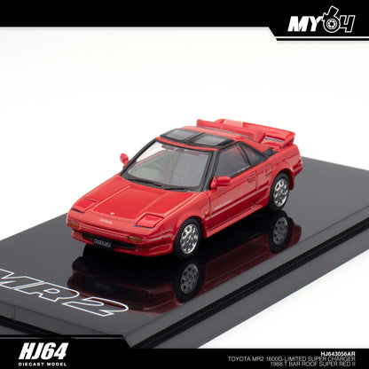 [Hobby Japan] Toyota MR2 1600G-LIMITED SUPER CHARGER 1988 T BAR ROOF - Super Red II