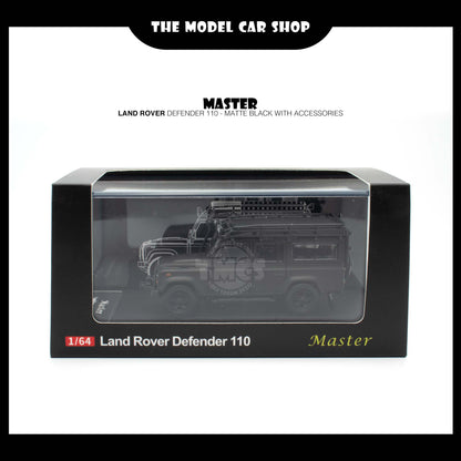 [Master] Land Rover Defender 110 - Matte Black with Accessories