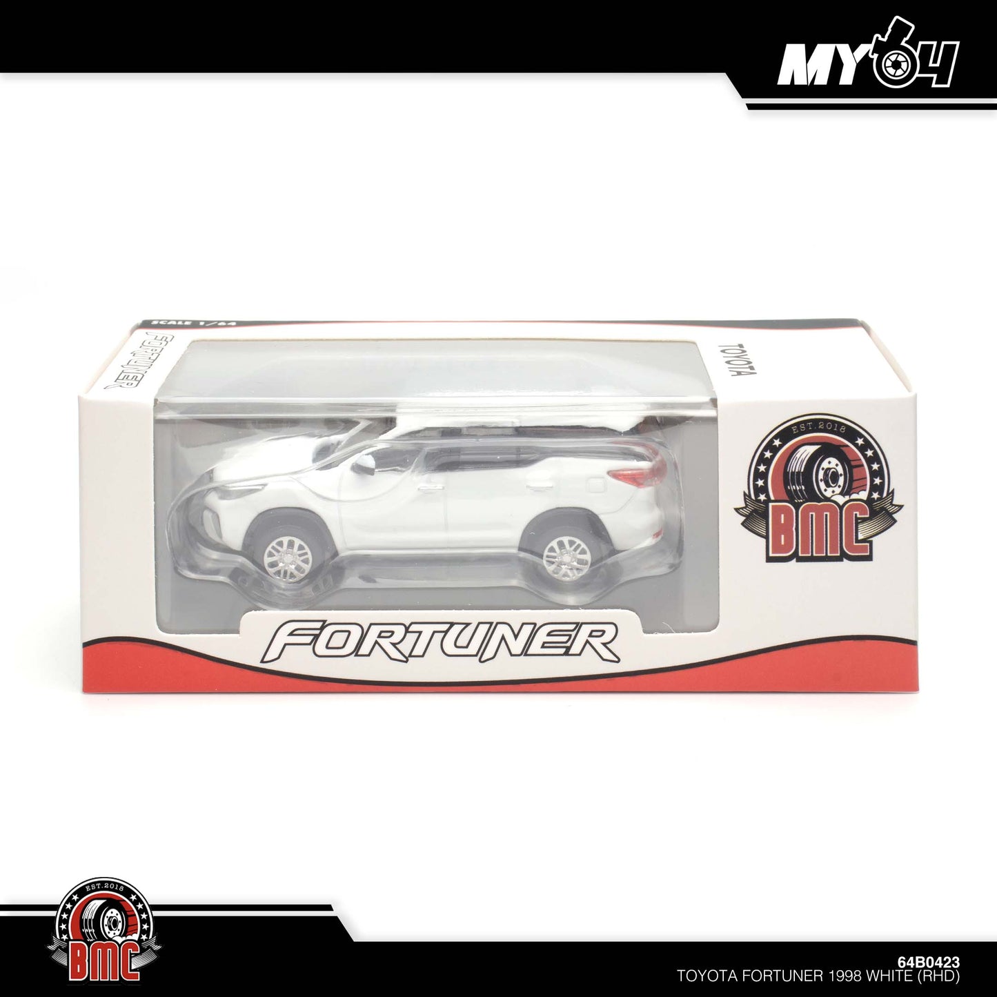 [BMC] Toyota Fortuner 2018 - White (RHD)