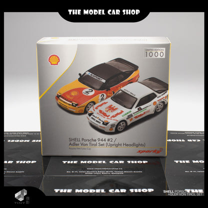 [Tiny x Sparky] Shell Porsche 944 Turbo Cup Shell Combo - Turbo Cup #2 & Adler Von Tirol (Upright Headlights)