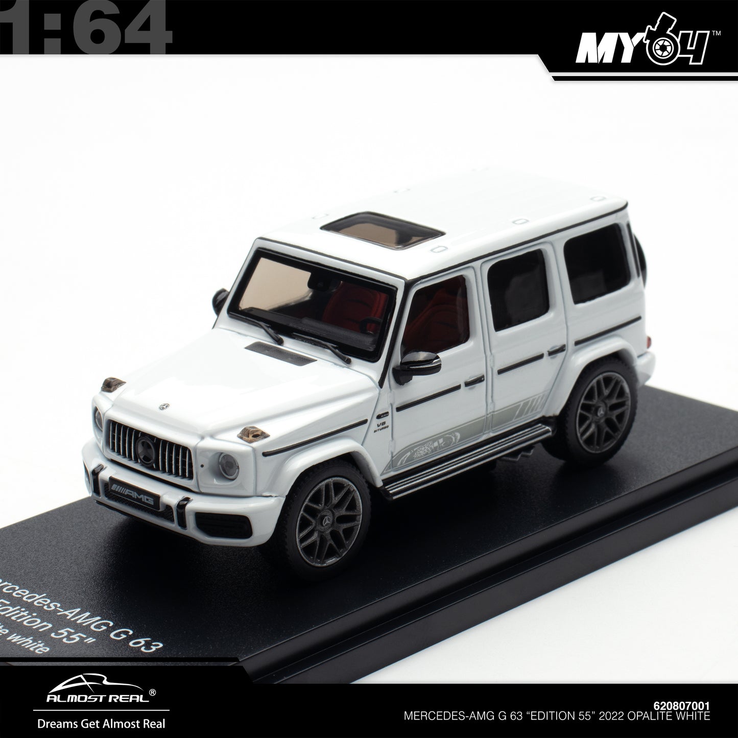 [ARBox] 1:64 Mercedes-AMG G 63 "Edition 55"-2022 - Opalite White