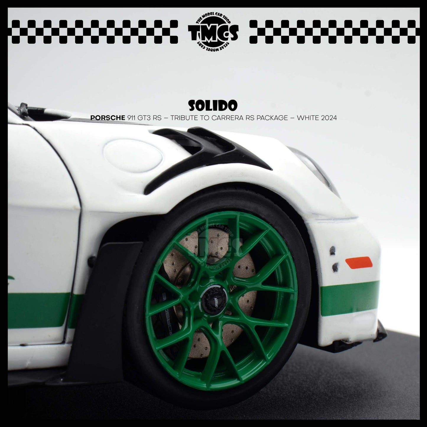 [Solido] 1:18 Porsche 911 GT3 RS – Tribute to Carrera RS Package – White 2024