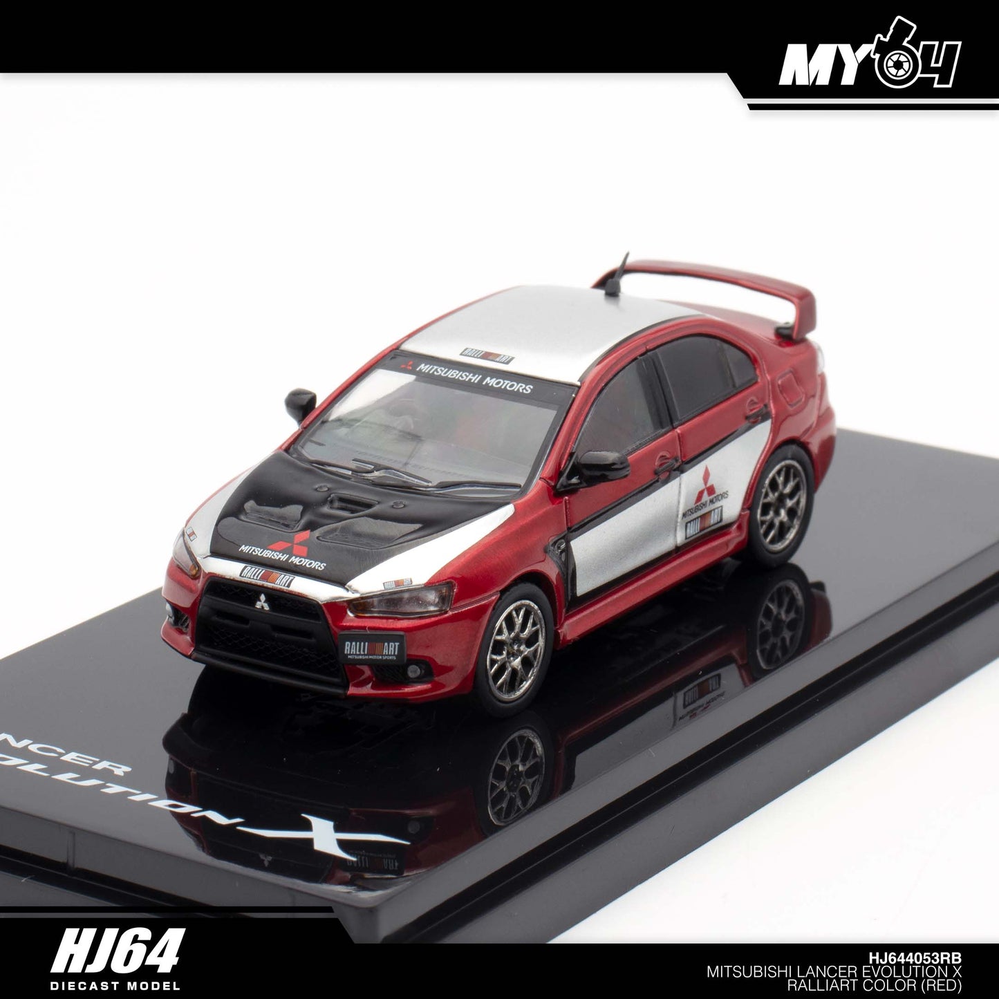 [Hobby Japan] Mitsubishi Lancer Evolution Ⅹ - RALLIART Colour Red