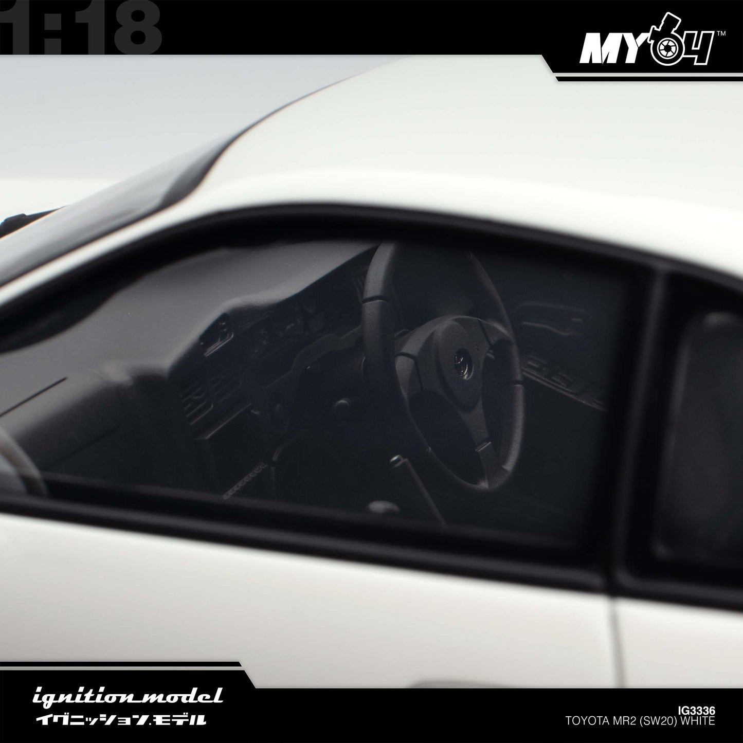 [Ignition Model] Toyota MR2 (SW20) - White