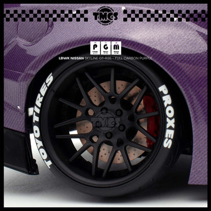 [PGM] LBWK Nissan Skyline GT-R35 - Full Carbon Purple