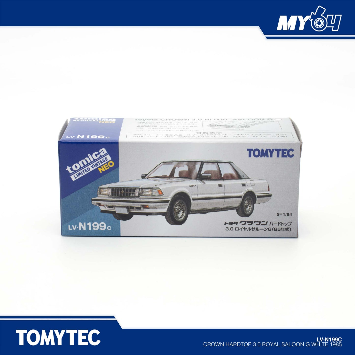 [TLVN] Crown Hardtop - 3.0 Royal Saloon G White 1985