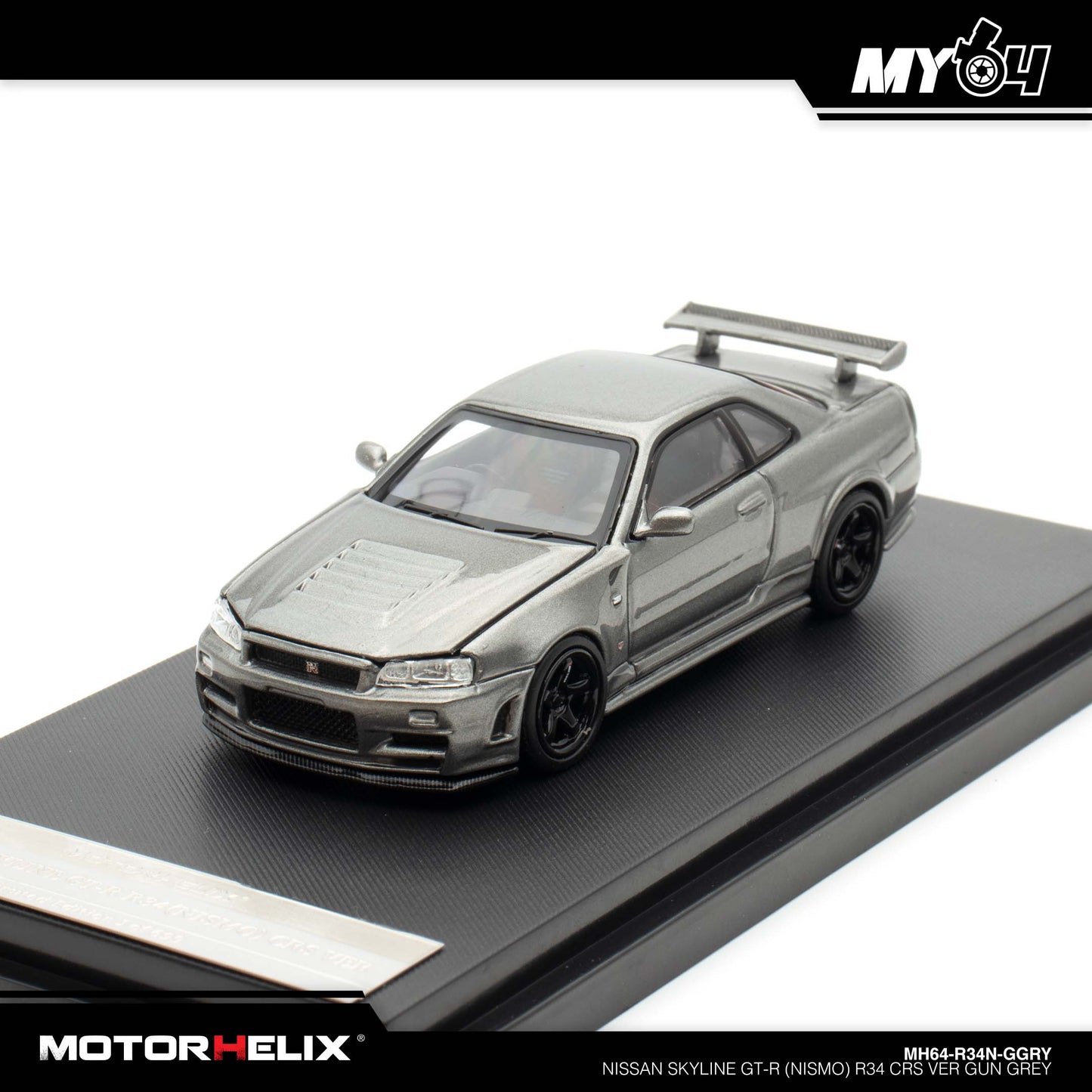 [Motorhelix] Nissan Skyline GT-R (Nismo) R34 CRS VER - Gun Grey