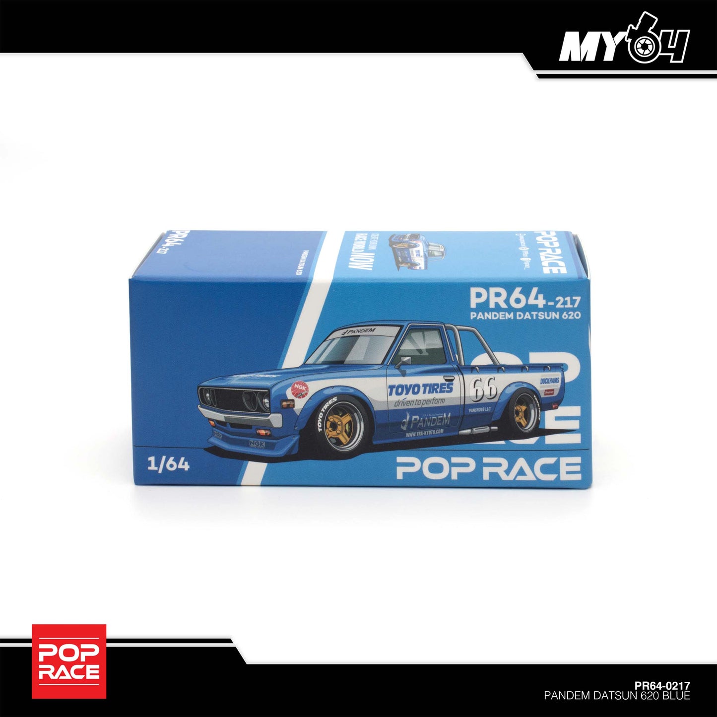 [Pop Race] Pandem Datsun 620 - Blue