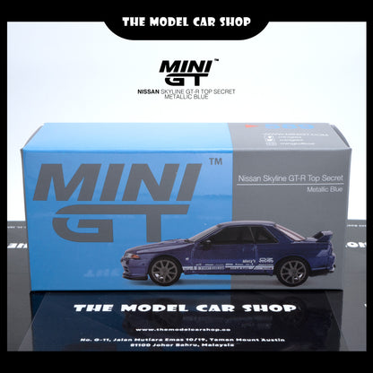 [MINI GT] Nissan Skyline GT-R Top Secret VR32 - Metallic Blue