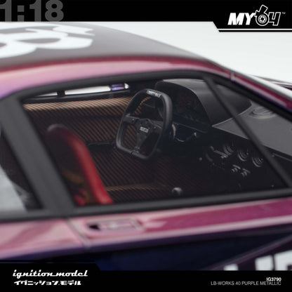 [Ignition Model] 1:18 LB-WORKS 40 - Purple Metallic