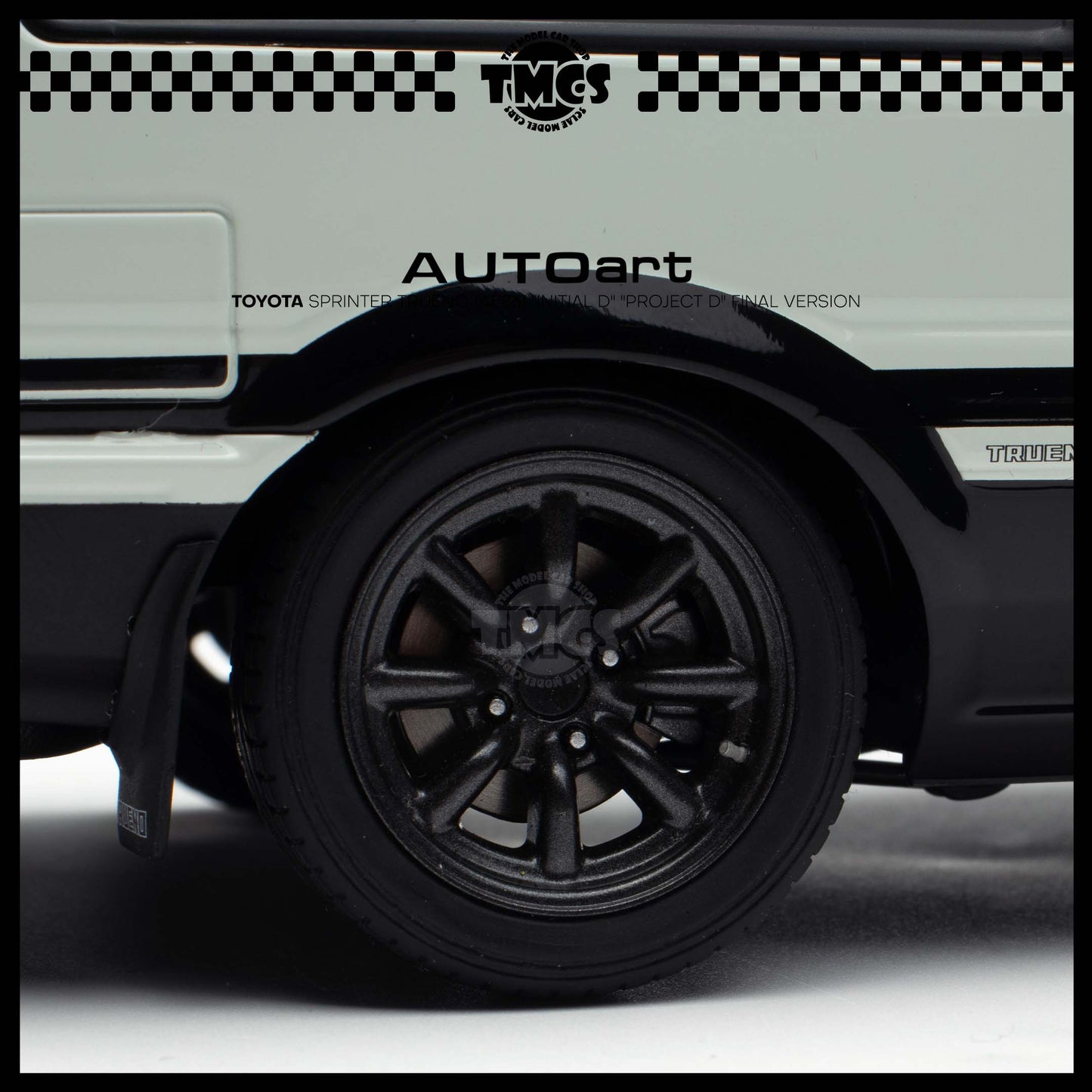 [Auto Art] 1:18 Toyota Sprinter Trueno (AE86) "Initial D" "Project D" Final Version