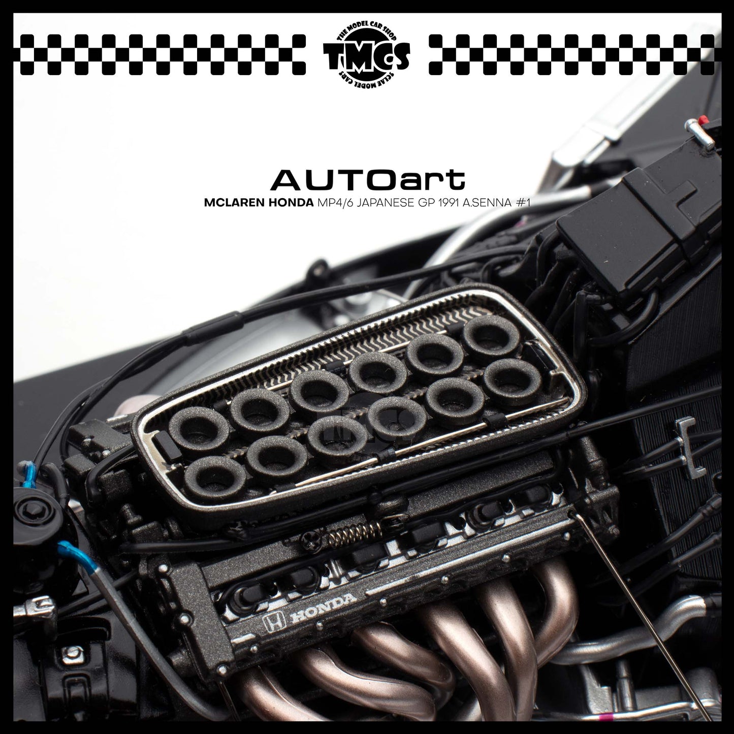 [Auto Art] Mclaren Honda MP4/6 Japanese GP 1991 A.Senna #1 (With Mclaren Logo)