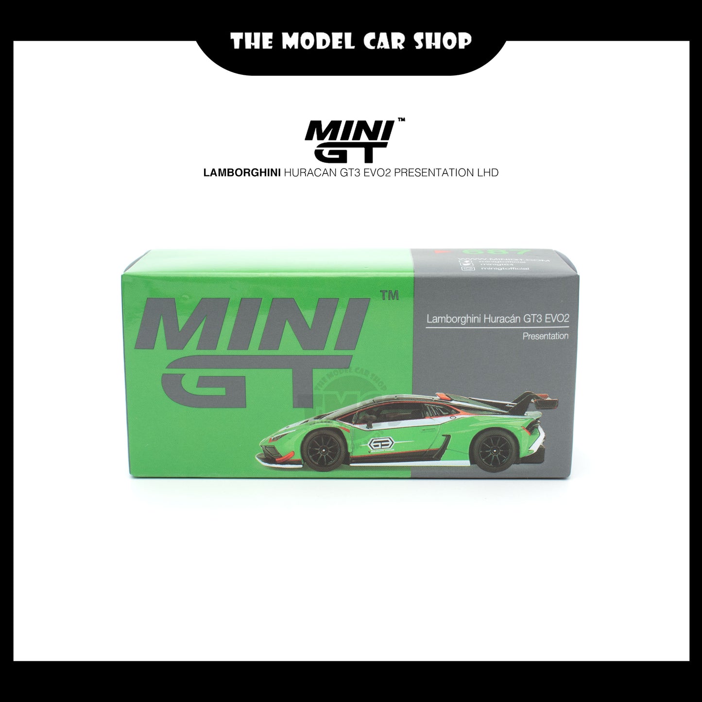 [MINI GT] Lamborghini Huracán GT3 EVO2 Presentation (UNSEALED)