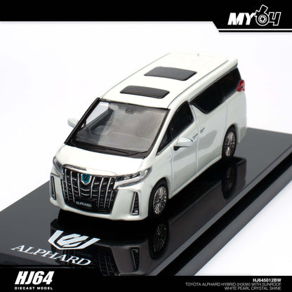 [Hobby Japan] Toyota Alphard Hybrid (H30W) With Sun Roof - White Pearl Crystal Shine