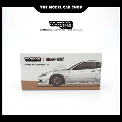 [Tarmac Works] Vertex Nissan Silvia S15 - White Metallic