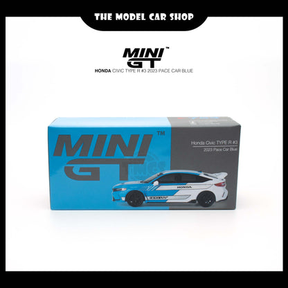 [MINI GT] Honda Civic Type R #3 2023 Pace Car - Blue