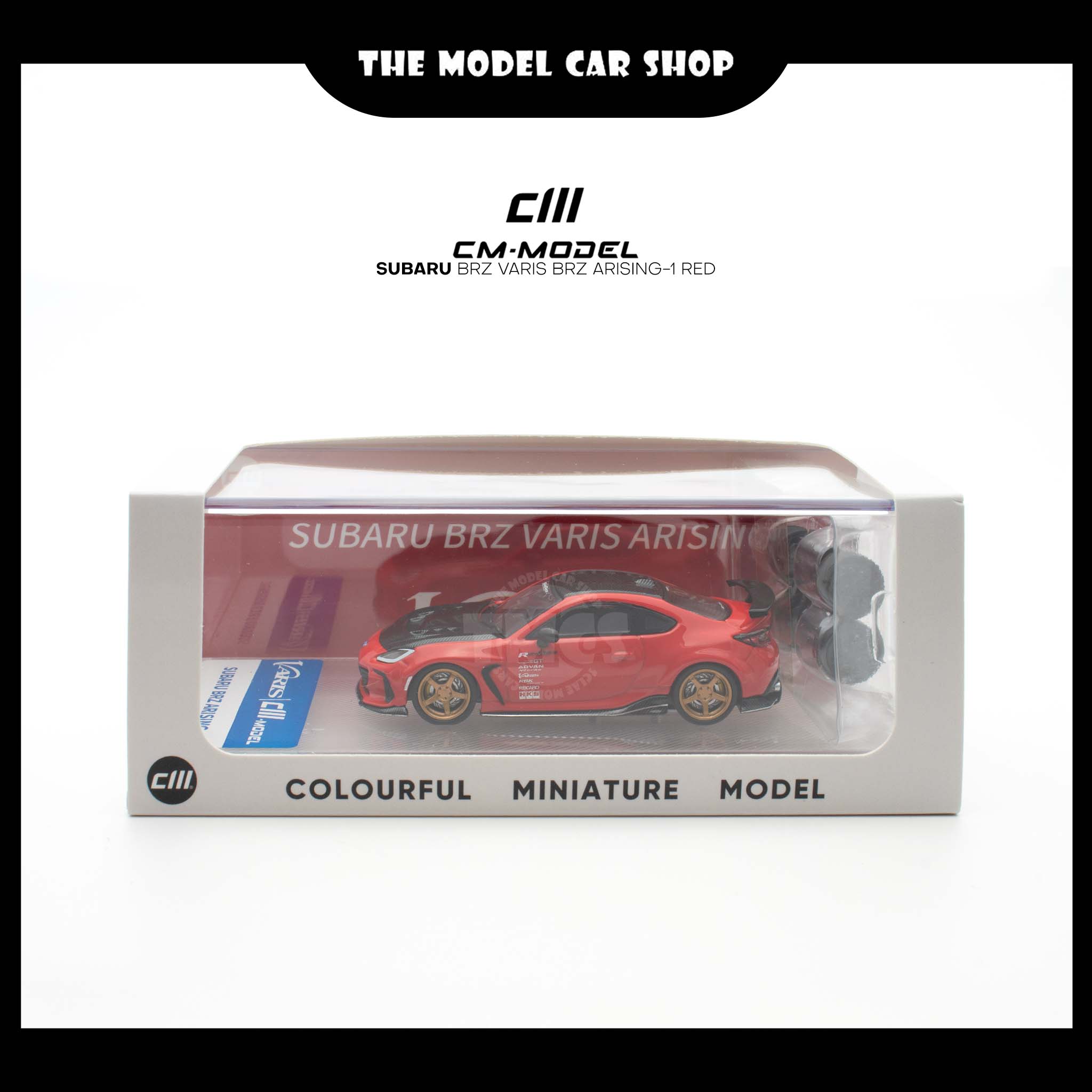 CM Model] Subaru BRZ Varis BRZ ARISING-1 - Red | The Model Car Shop