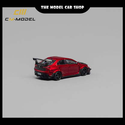 [CM Model] Mitsubishi Lancer Evo X Varis - Metallic Red