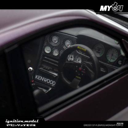 [Ignition Model] GReddy GT-R (BNR33) - Midnight Purple