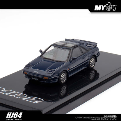 [Hobby Japan] Toyota MR2 1600G-LIMITED SUPER CHARGER 1988 T BAR ROOF - Blue Mica