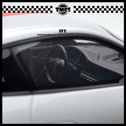 [IVY] 1:18 Porsche 911 GT3 - Grey With Red Paint Scheme