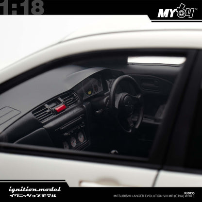 [Ignition Model 1:18 Mitsubishi Lancer Evolution VIII MR (CT9A) - White