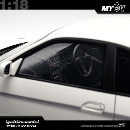 [Ignition Model] Nissan Skyline NISMO 400R (BCNR33) - White