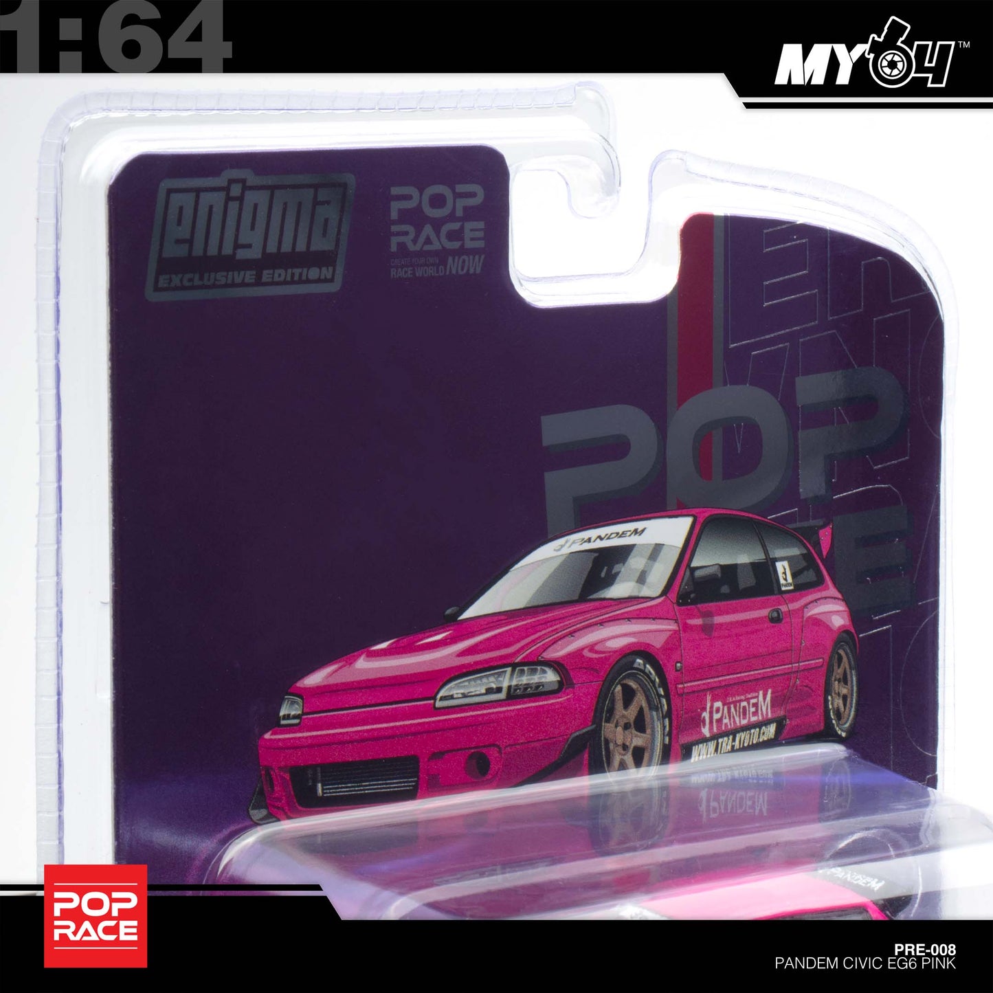[Pop Race] Pandem Civic EG6 - Pink