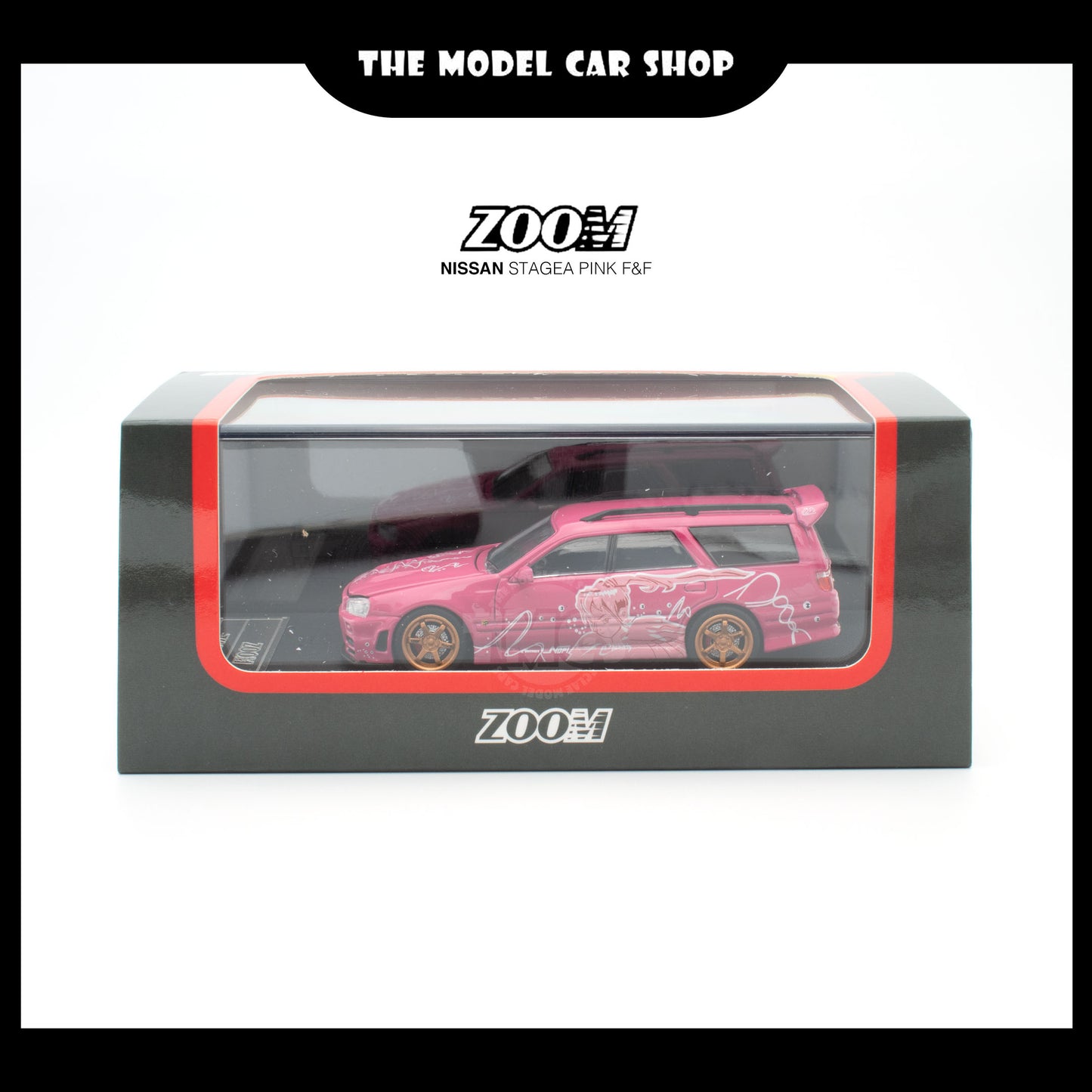 [Zoom] Nissan Stagea - Pink F&F