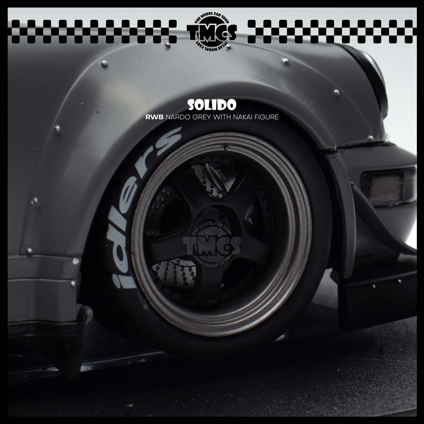[Solido] 1:18 RWB Nardo Grey with Nakai Figure