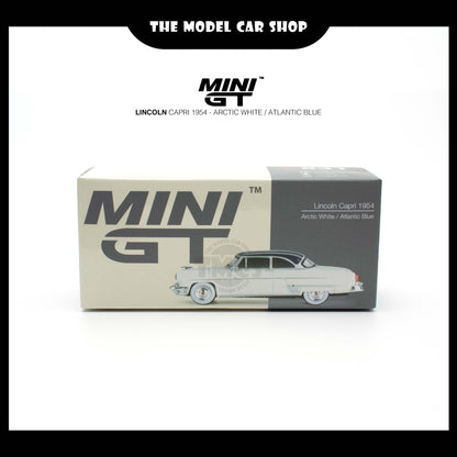 [Mini GT] Lincoln Capri 1954 - Arctic White / Atlantic Blue