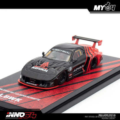 [INNO64] LBWK Mazda RX7 (FD3S) LB-Super Silhouette - "ADVAN LIVERY"