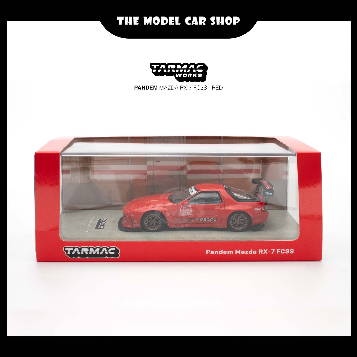 [Tarmac Works] Pandem Mazda RX-7 FC3S - Red