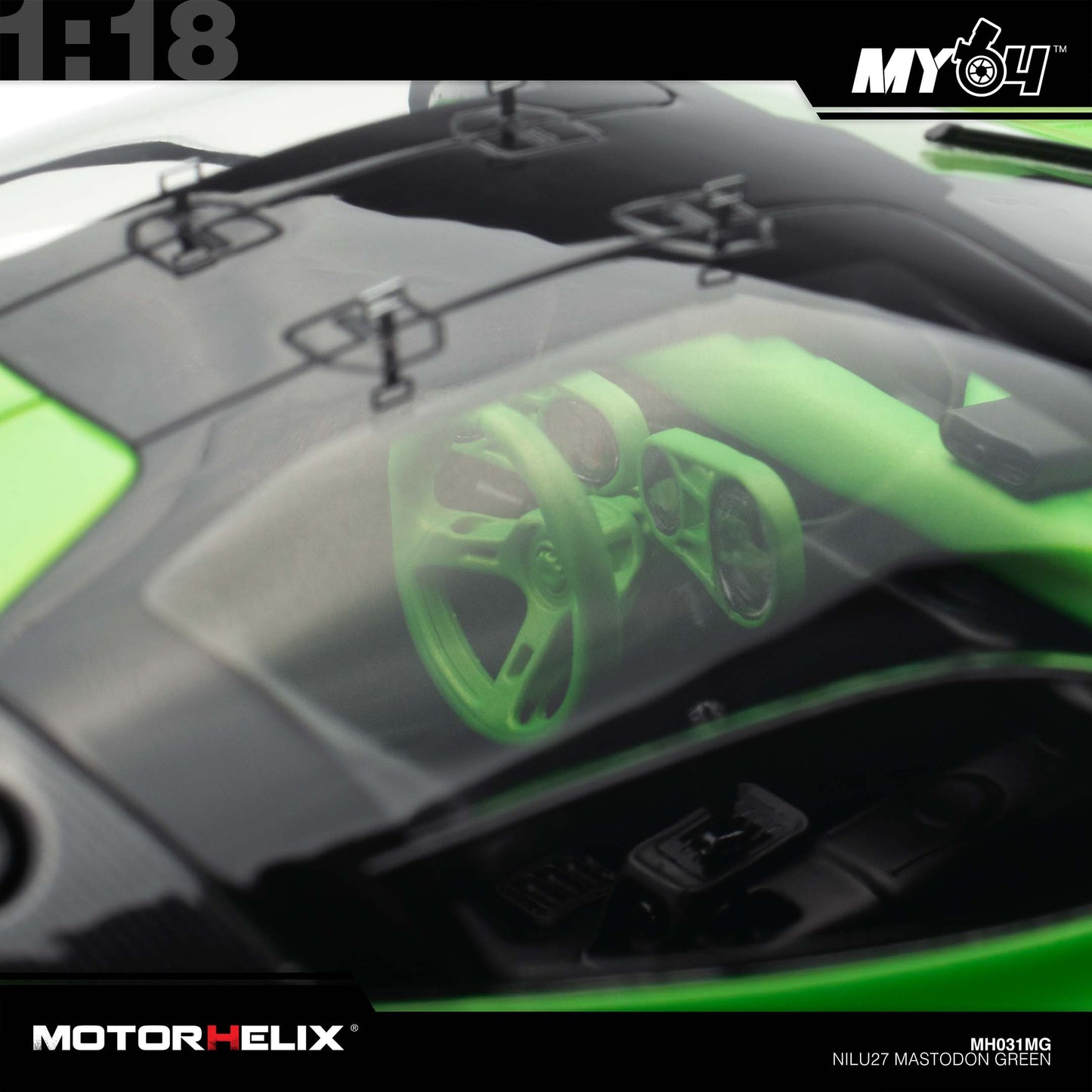 [Motorhelix] 1:18 Nilu - Mastodon Green