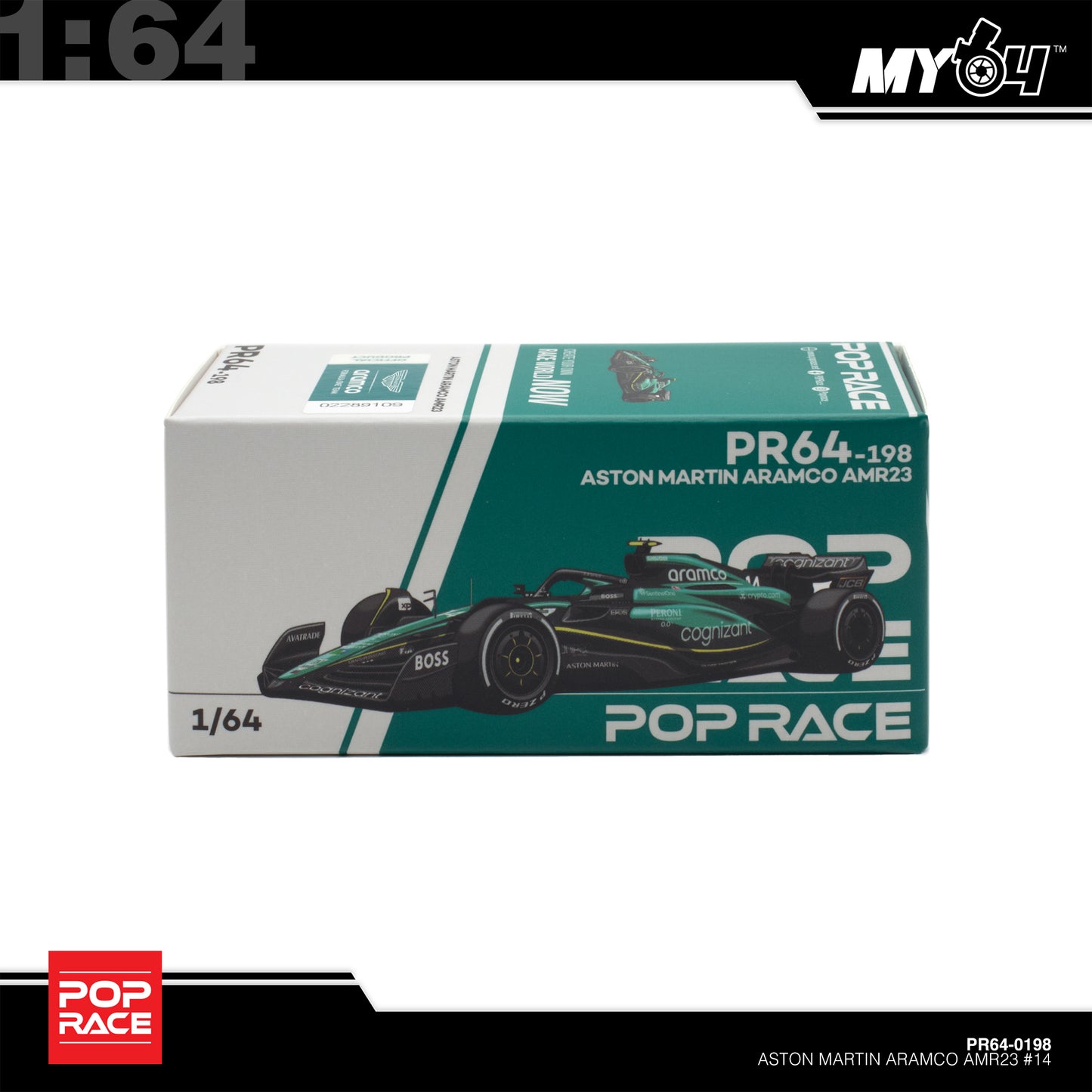 [Pop Race] 1:64 Aston Martin AMR23 F1 - #14 F. Alonso