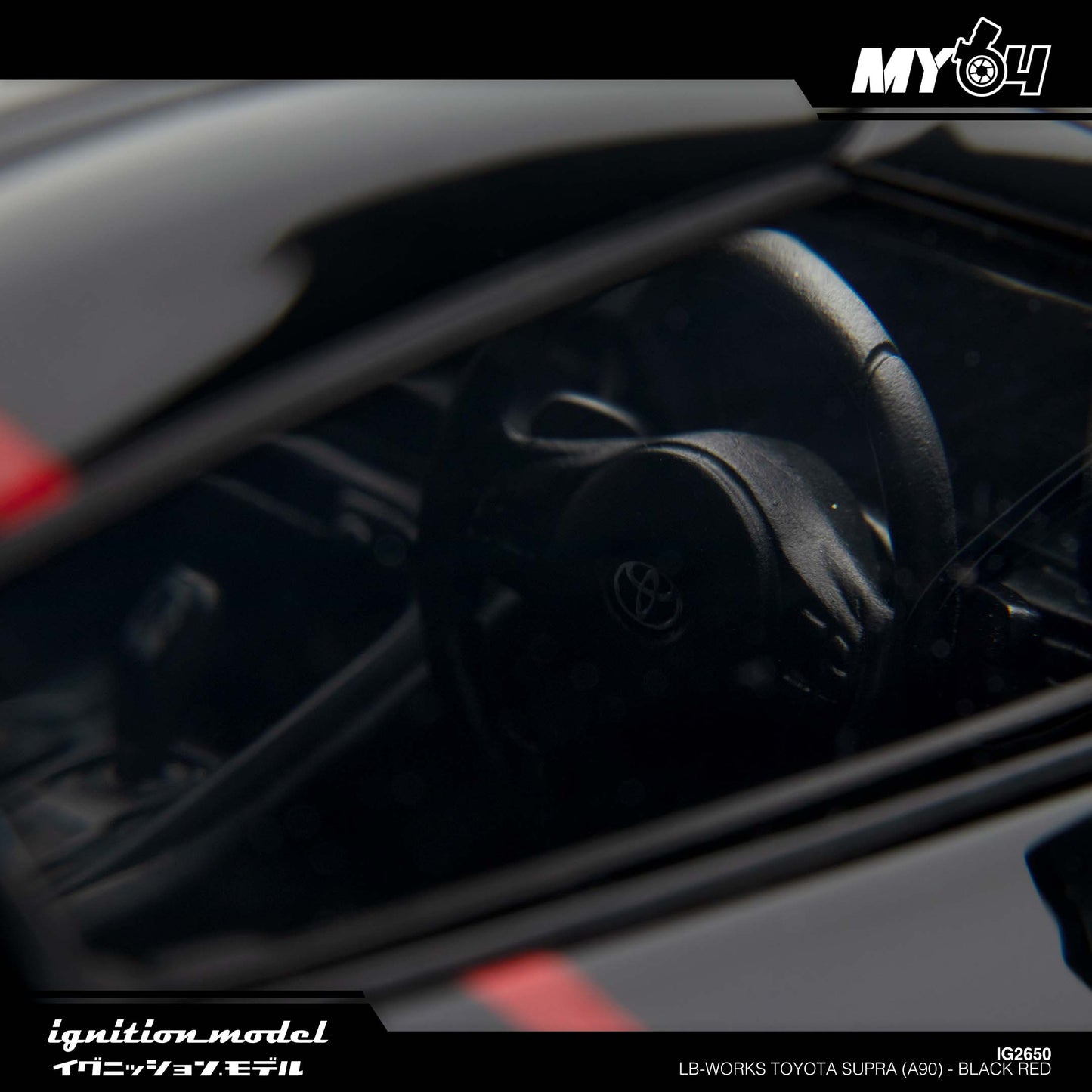 [Ignition Model] LB-WORKS TOYOTA SUPRA (A90) - Black/Red