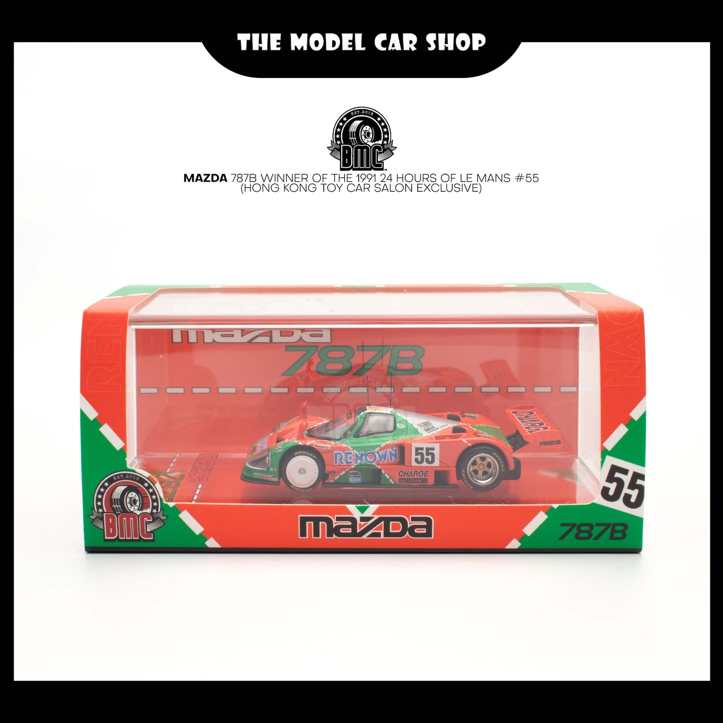 [BMC] Mazda 787B Winner of the 1991 24 Hours of Le Mans #55 (Hong Kong Toy Car Salon Exclusive)