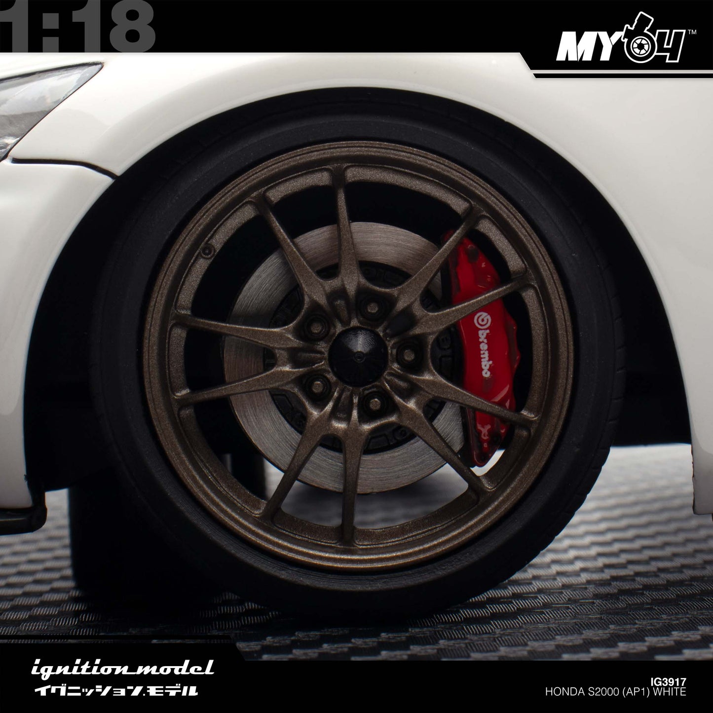 [Ignition Model 1:18 Honda S2000 (AP1) - White
