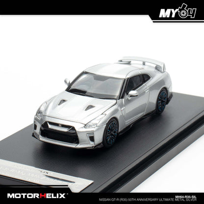 [Motorhelix] Nissan GT-R (R35) 50th Anniversary - Ultimate Metal Silver