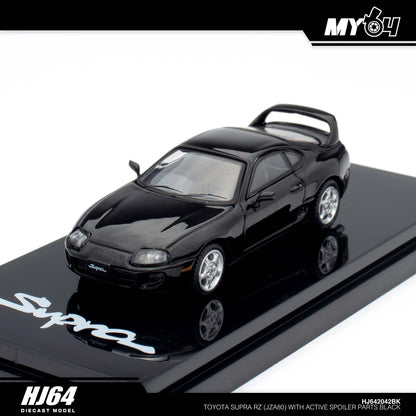 [Hobby Japan] Toyota SUPRA RZ (JZA80) with Active Spoiler Parts - Black