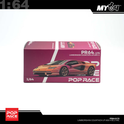 [Pop Race] Lamborghini Countach LP 800-4 - Blu Hal