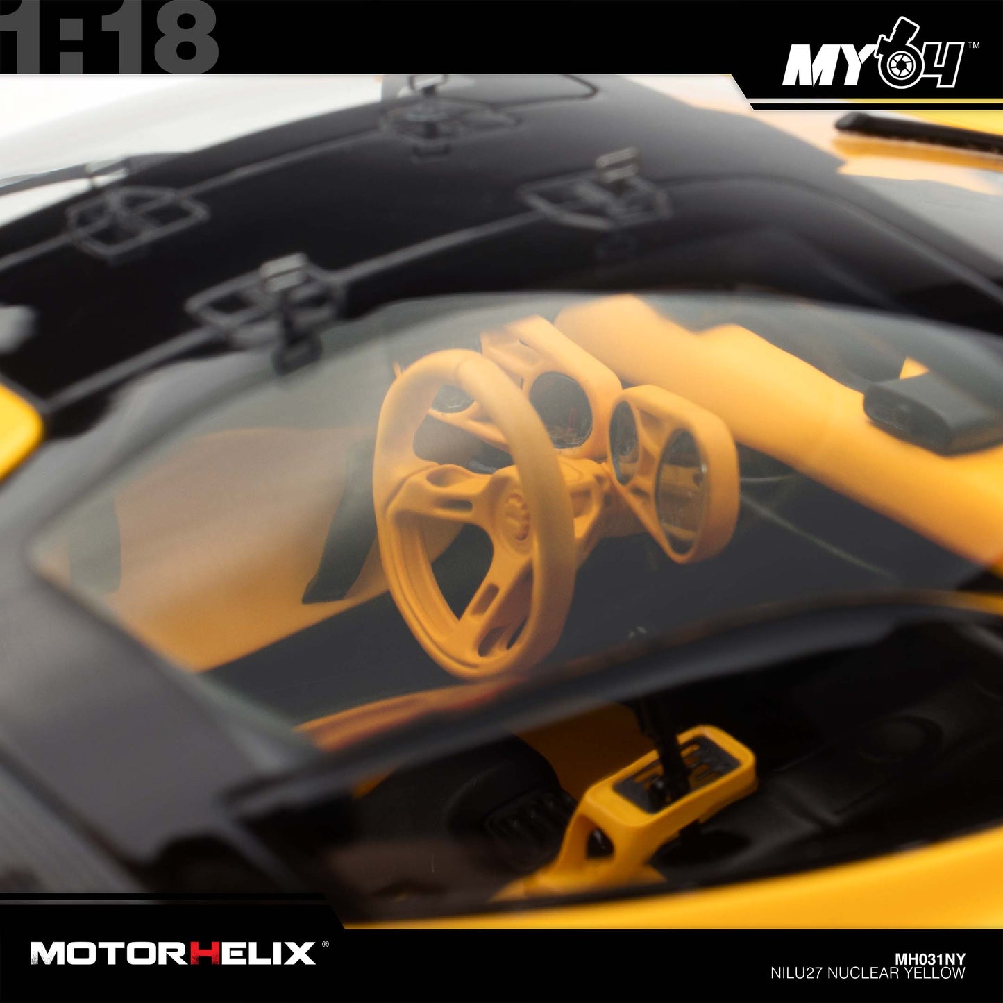 [Motorhelix] 1:18 Nilu - Nuclear Yellow
