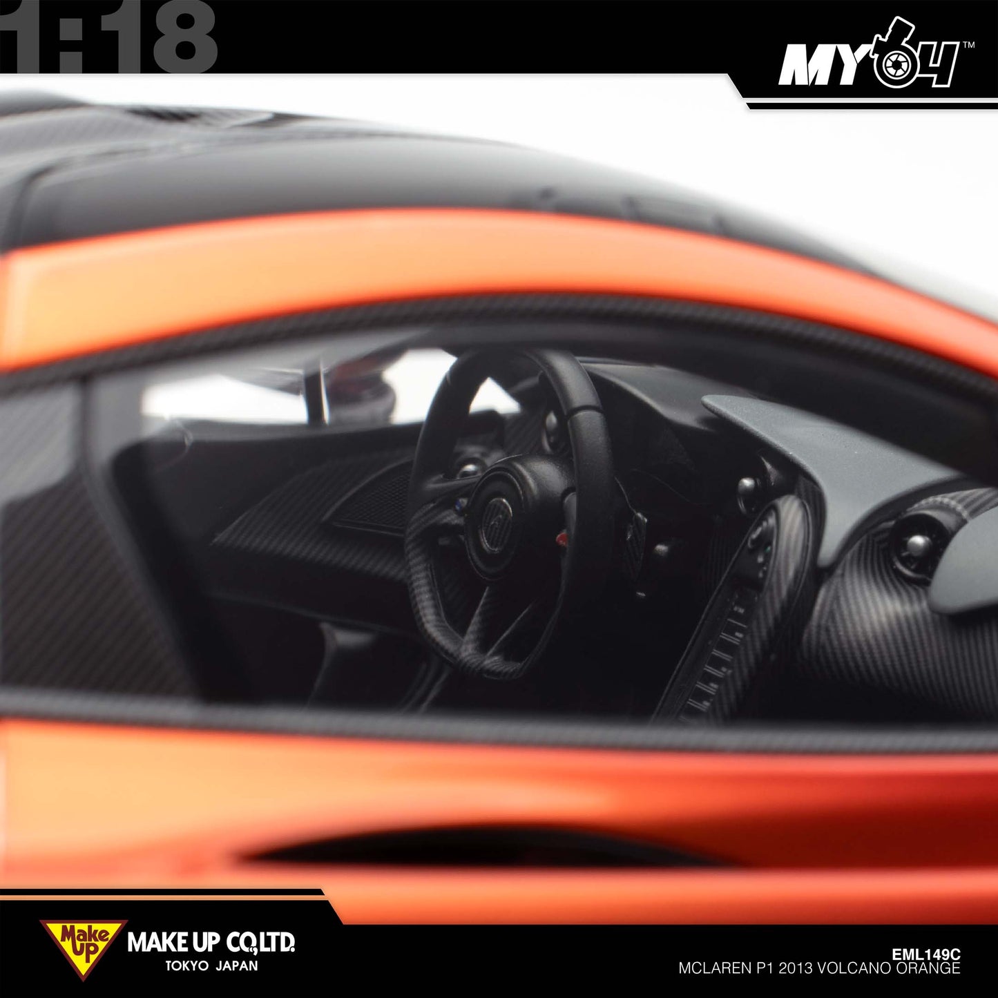 [Make Up] 1:18 Edilion Mclaren P1 2013 - Volcano Orange