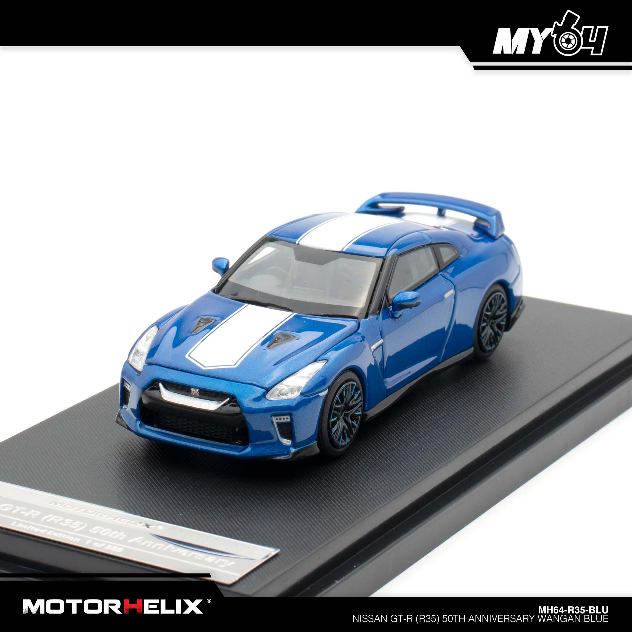 Motorhelix] Nissan GT-R (R35) 50th Anniversary - Wangan Blue | The