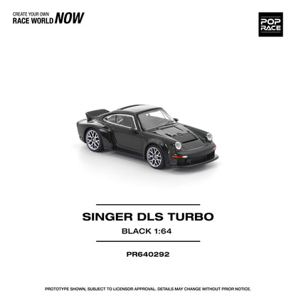 [Pop Race] 1:64 Singer DLS Turbo (Road) - Black