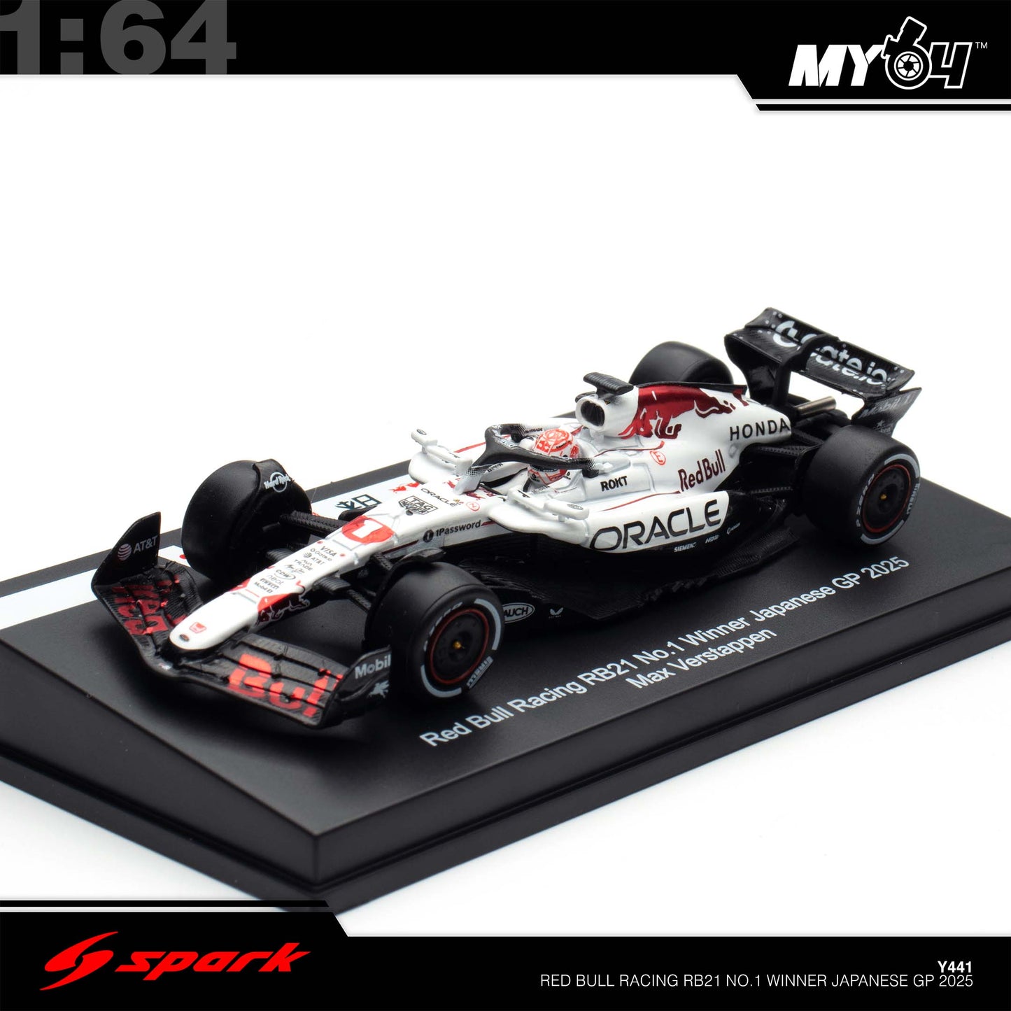 [Sparky] 1:64 Red Bull Racing RB21 No.1 Oracle Red Bull Racing- Winner Japanese GP 2025- Max Verstappen