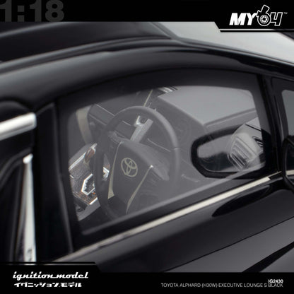 [Ignition Model] Toyota Alphard (H30W) Executive Lounge S - Black