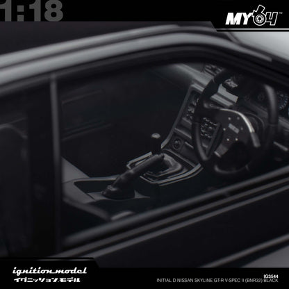 [Ignition Model] 1:18 Initial D Nissan Skyline GT-R V-SpecII (BNR32) - Black