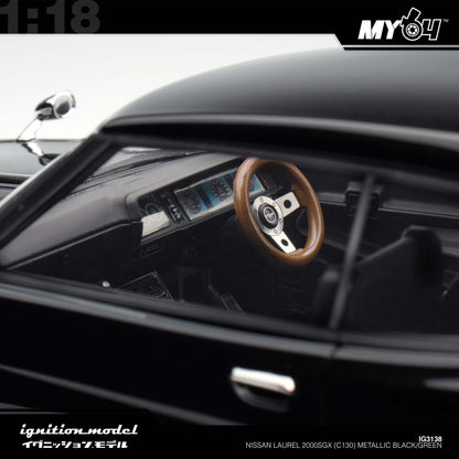 [Ignition Model] Nissan Laurel 2000SGX (C130) - Metallic Black/Green